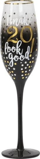 Champagneglass 20 Sort Gull Champagneglass 20 Sort Gull