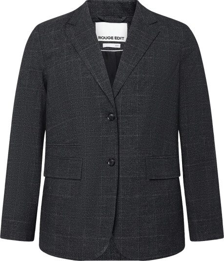 ROUGE EDIT Roucara L/S Sb Blazer   Grey   36