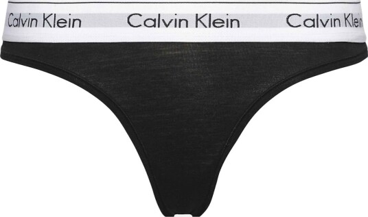 Calvin Klein Icon string svart Størrelse: S Kvinner