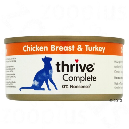 Thrive Complete 6 X 75 G Kyllingbryst & Kalkun
