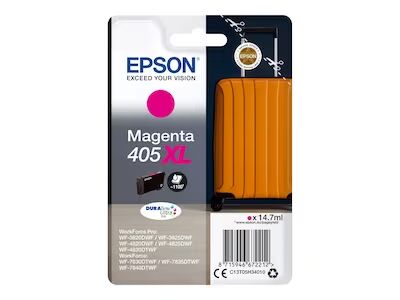 Epson 405XL - XL - magenta - original - ink cartridge - Blekkpatron Rød