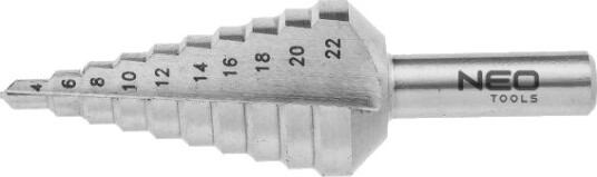 Neo Tools Trappbor, 4–22 Mm