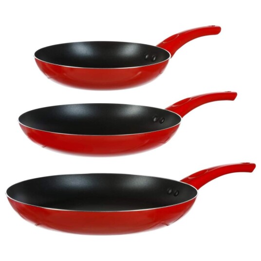 Sett med stekepanner - Aluminium - 3 -Pak Sett med stekepanner - Aluminium - 3 -Pak