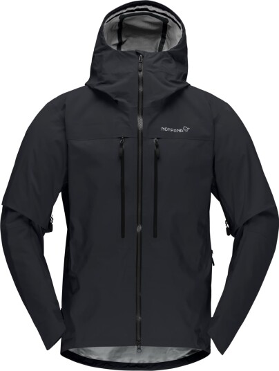 Norrøna Men's Trollveggen GORE TEX Pro Light Jacket Caviar Black L