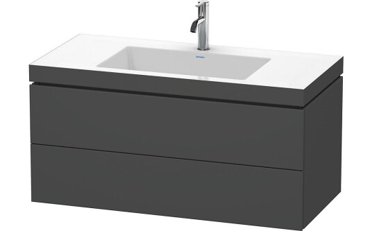 Duravit L-Cube Servantskap m/2 skuffer 1000x500x480 mm Grafitt Matt