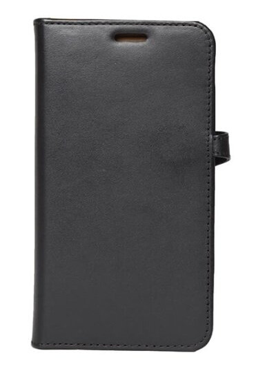 Carl Flip-deksel i Lær for iPhone 14 Pro Max/Pro med Magnetlås - Sort