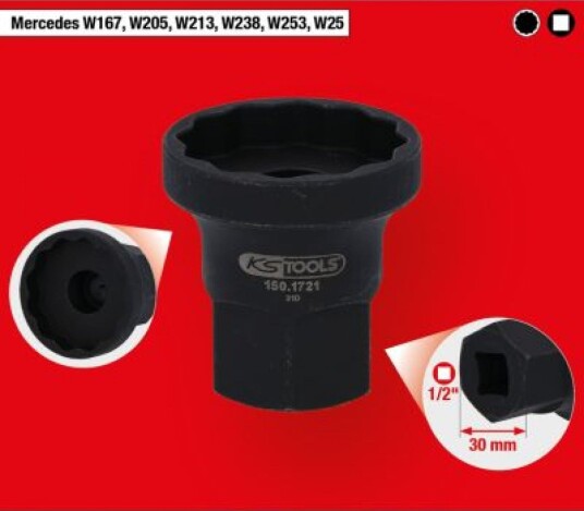 KS TOOLS 150.1721 Pipenøkkelinnsats
