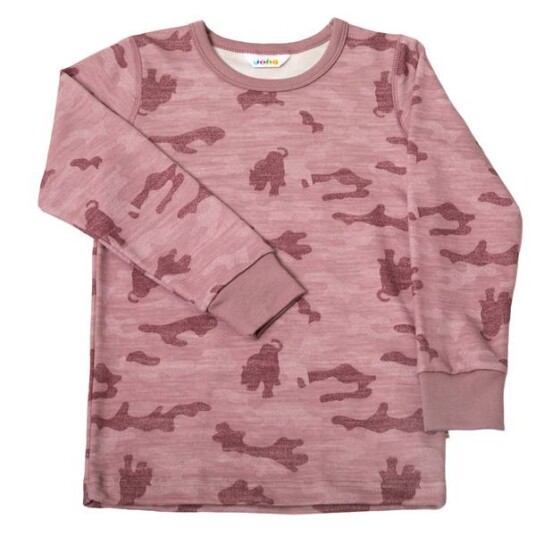 Joha Panther Genser I Ull/bambus, Rose