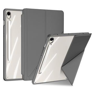Dux Ducis Samsung Galaxy Tab S10 FE/S9 FE/S9 Magi avtakbart 2 i 1 folio etui Grå