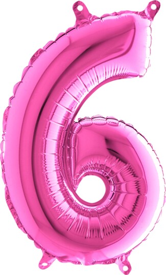 Ballongkungen Tallballong Mini Rosa Metallic Tall 6 14016F