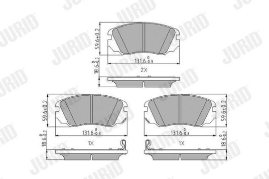 Bremseklosser JURID 573269J