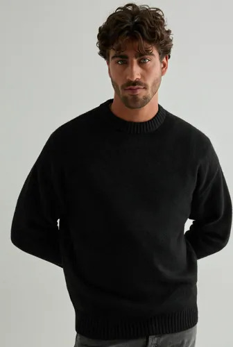 Jack & Jones Jjesoho Ollie Knit Crew Neck Sn Strikkegensere Svart