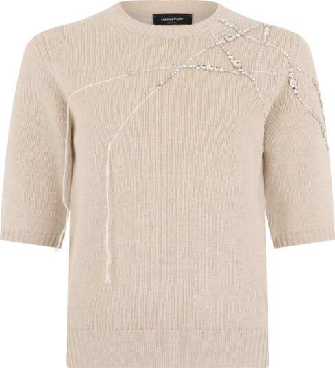 Fabiana Filippi Dame Strikkevarer Beige XS,