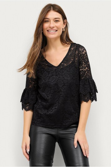 Ellos Collection Blondetopp Milly Svart