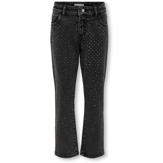 Kids ONLY Washed Black Emily Rhinsten Denim Jeans 158