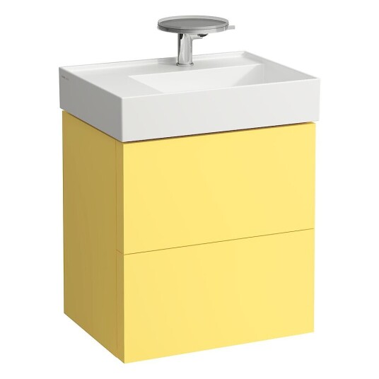 Laufen Kartell Servantskap med 2 skuffer 580x600 mm Mustang Gul