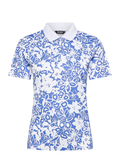Abacus Lds Victoria Drycool Polo - Blue - M