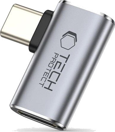Tech Protect Ultraboost AA01 USB C Angle Adapter Grey