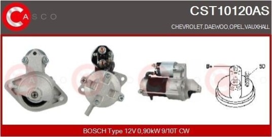 CASCO CST10120AS Starter CASCO CST10120AS Starter