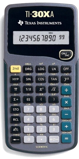 Texas Instruments TI-30Xa kalkulator