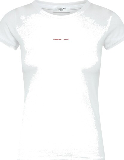 Replay Slim Jersey T Shirt White L