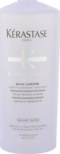 Kérastase Blond Absolu Bain Lumière Lysende Sjampo 1000 ml for Alle Hårtyper Kérastase Blond Absolu Bain Lumière Lysende Sjampo 1000 ml for Alle Hårtyper