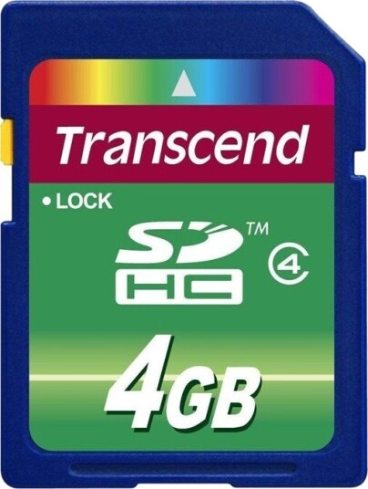 Transcend SDHC Memory Card - 4 GB Transcend SDHC Memory Card - 4 GB