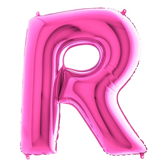 Ballongkungen AB Bokstavballong Rosa - Bokstav R
