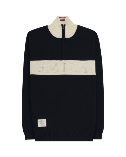 Amundsen Sports 5MILA Half Zip Sweater Herre Faded Navy XL