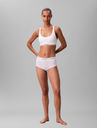 Calvin Klein Lightly Lined Bralette   White   XL