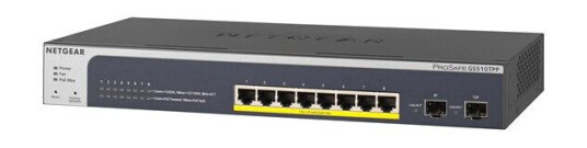 Netgear GS510TPP 8-Port Gigabit High Power PoE+ Smart Switch with 2 SFP Ports (190W) (0606449119015) Netgear GS510TPP 8-Port Gigabit High Power PoE+ Smart Switch with 2 SFP Ports (190W) (0606449119015)