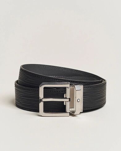 Montblanc 35mm Leather Belt Black