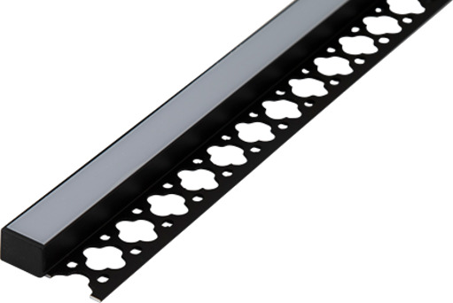 Ansell Lighting LED skinne sparkling 11,3x35,5 mm 2 meter svart