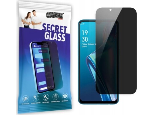 Grizzglass Grizzglass Secretglass Oppo A12 Personvernglass