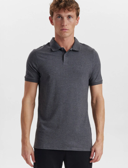 JBS of Denmark Jbs Of Dk Polo Pique - Grey - M