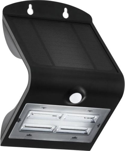 Eglo Lamozzo Solcelle Vegglampe I Svart Med Transparent Plastskjerm Eglo Lamozzo Solcelle Vegglampe I Svart Med Transparent Plastskjerm