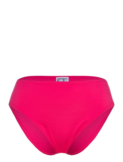 Speedo Solid Cheeky High Waist Bikini Bottom Pink S
