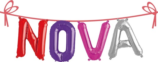 Ballonggirlander Folie Navn - Nova