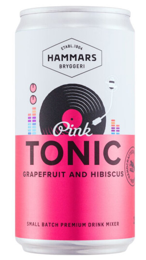 Hammars Pink tonic Grapefruit & Hibiscus 25 cl