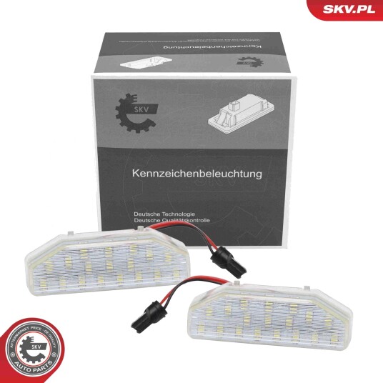 Nummerskiltlys ESEN SKV 72SKV581