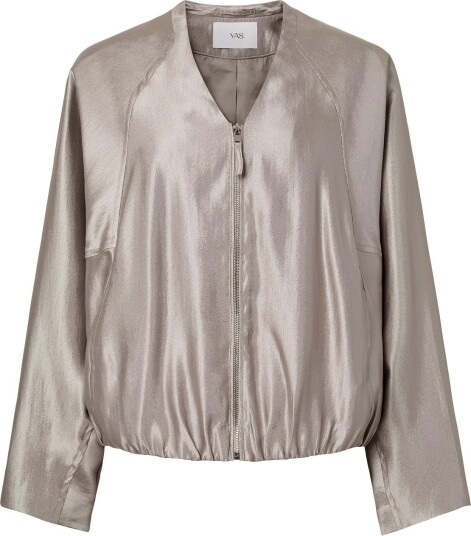 YAS Yasmallis Ls Bomber Jacket   Beige   36