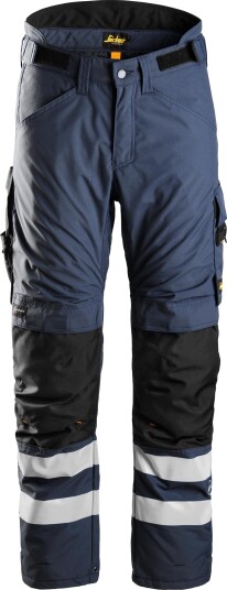 Snickers Workwear 6619 AllroundWork Vinterbukse marine/svart, lange, foret Marine/Svart, Klær
