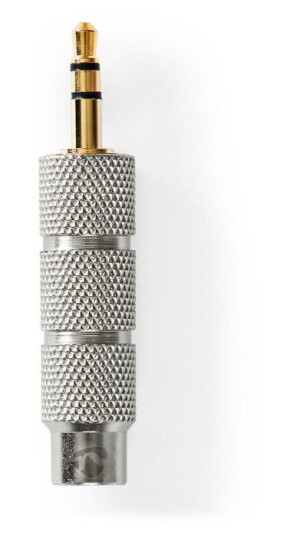 Nedis Stereo Audio Adapter | 3.5 mm Han | 6.35 mm Hun | Gull belagt | Rett | Metall | Gull / Metall | 1 stk. | Deksel Vindusboks