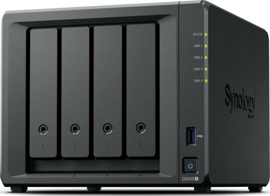 Synology DS425+ NAS + 4 x 4 TB Synology Plus Harddisk 16 TB