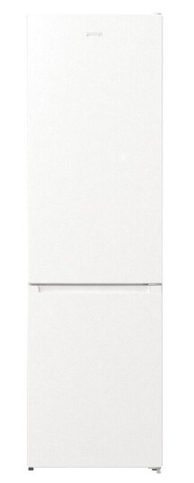 Gorenje NRK6202EW4 Hvit Kombiskap med NoFrost og LED-belysning