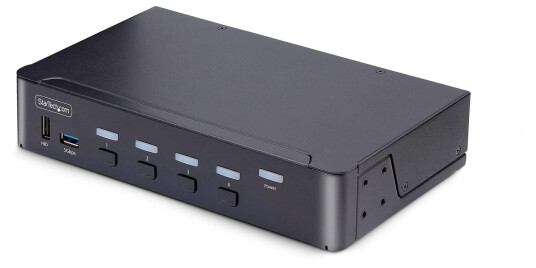 STARTECH 4-Port DisplayPort 1.4 KVM Switch 8K 60Hz / 4K 144Hz 2x USB 3.0 ts 4x USB 2.0 ts Hotkey Switching TAA Compliant