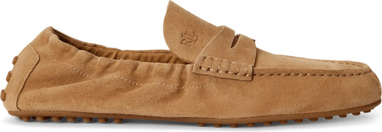 Lauren Ralph Lauren Wynnie Sheep Suede Driver Brown 39 Lauren Ralph Lauren Wynnie Sheep Suede Driver Brown 39