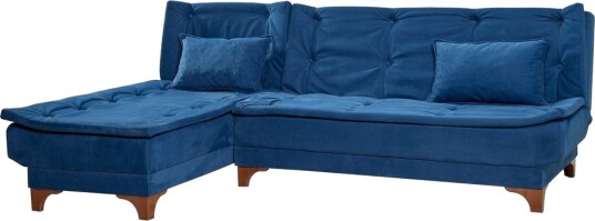 Riversdale Sovesofa med Sjeselong 4 seter Mørkeblå Riversdale Sovesofa med Sjeselong 4 seter Mørkeblå