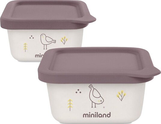 Miniland Natursett Matboks 2-Pack Chick