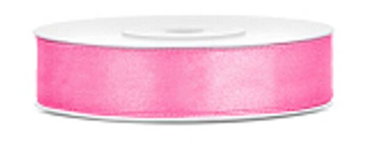 Sateng - silkebånd rosa 12mm/25m